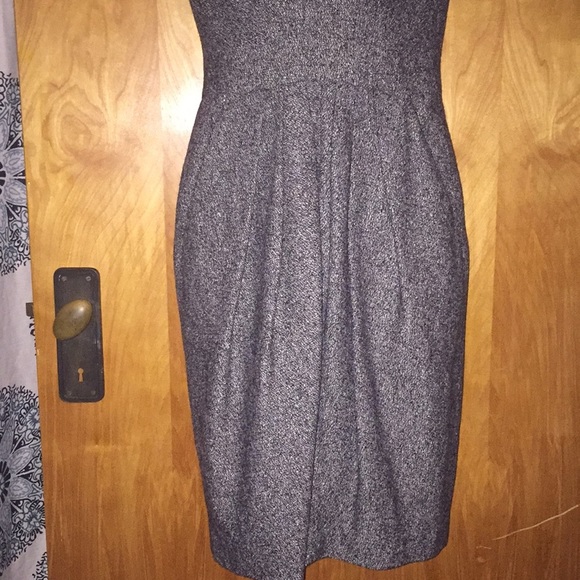 Gray Cynthia Steffe Wool & Silk Dress Size 2 - Picture 3 of 8